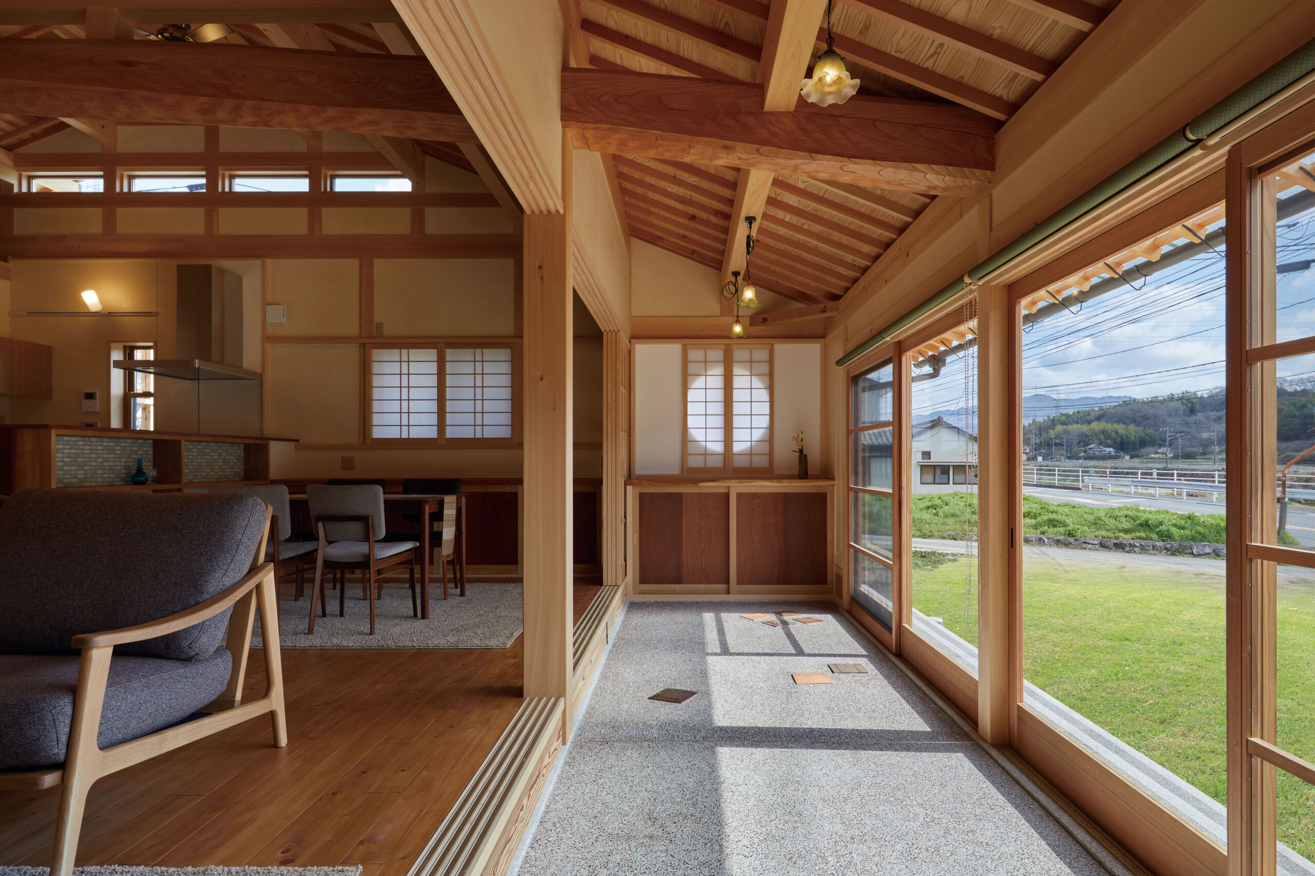 土間でつながる 瀬戸の和風平屋／岡山市東区瀬戸町 | 施工事例